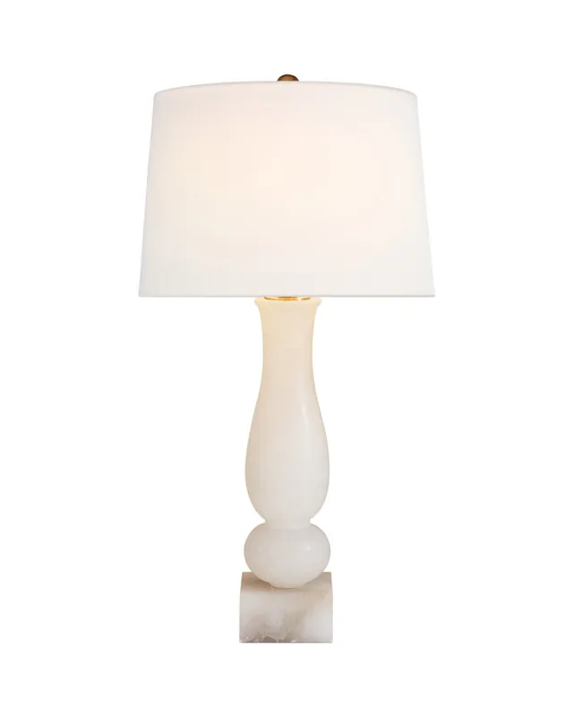 Contemporary Balustrade bordslampa alabaster Snabb leverans