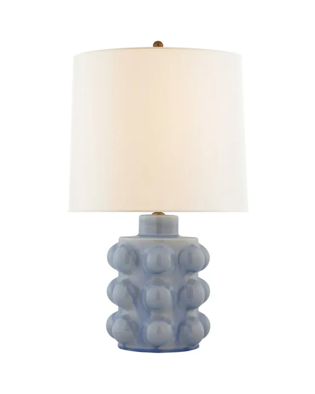 Vedra bordslampa Polar Blue Crackle Rea