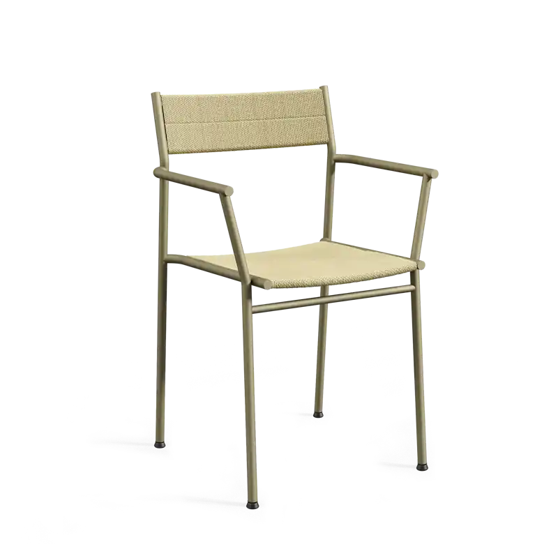 Köp online Vev Matstol Med Armstöd Grey Beige/Natural