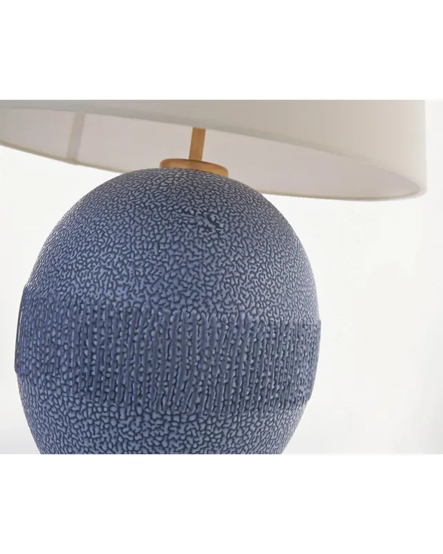 Snabb leverans Toulon bordslampa Beaded Blue