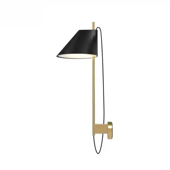 Yuh Vägglampa Mässing/Svart Kampanjpris