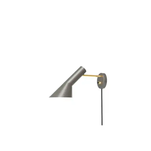 AJ Vägglampa Brass/Warm Grey Med Sladd Populärt val