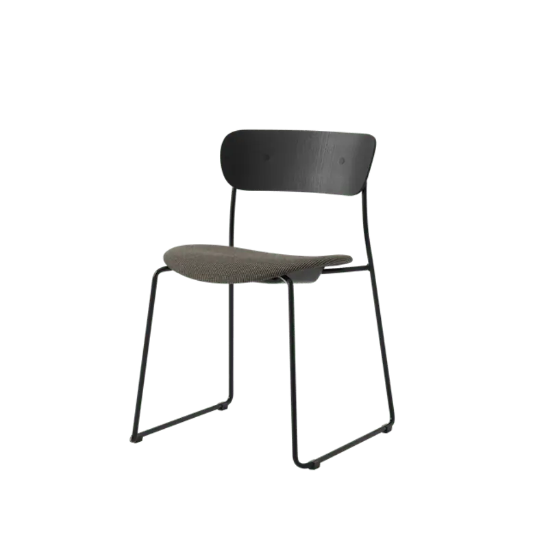 Pavilion AV52 Matstol Polstrad Sits Svart/Fuse Rabatt