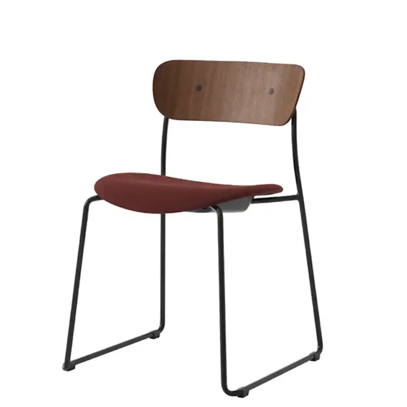 Trygg betalning Pavilion AV52 Matstol Polstrad Sits Svart/Fiord