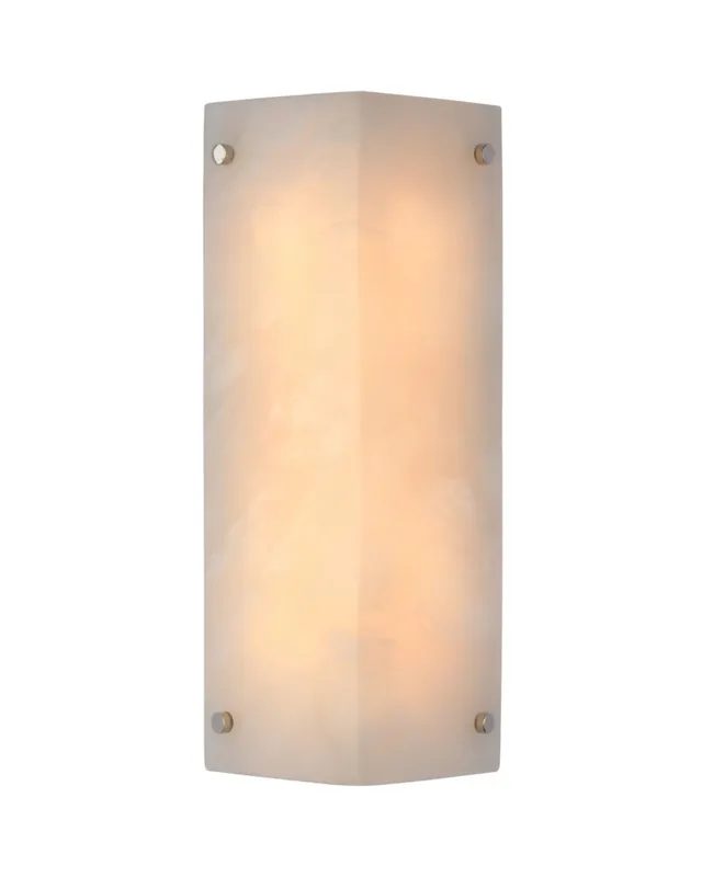 Begränsat antal Clayton wall vägglampa nickel/alabaster