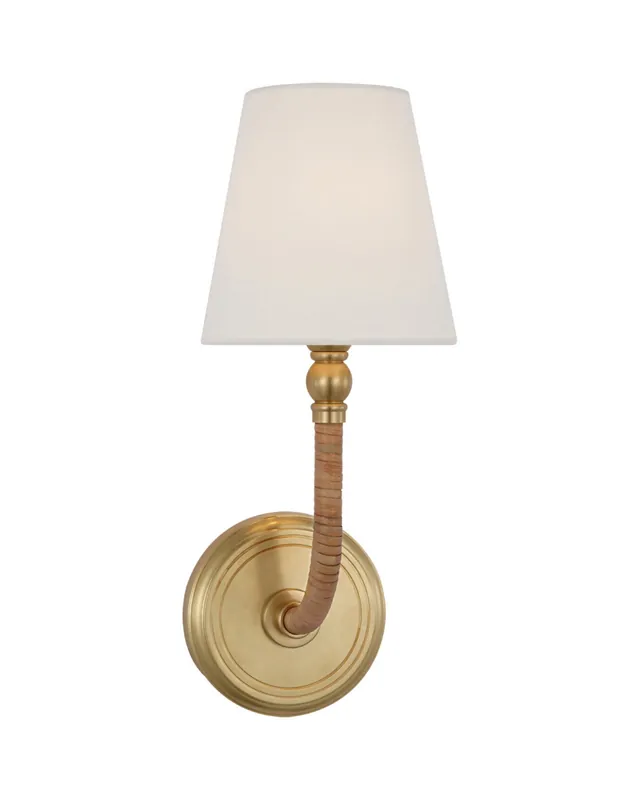 Basden vägglampa mässing/rotting Snabb leverans