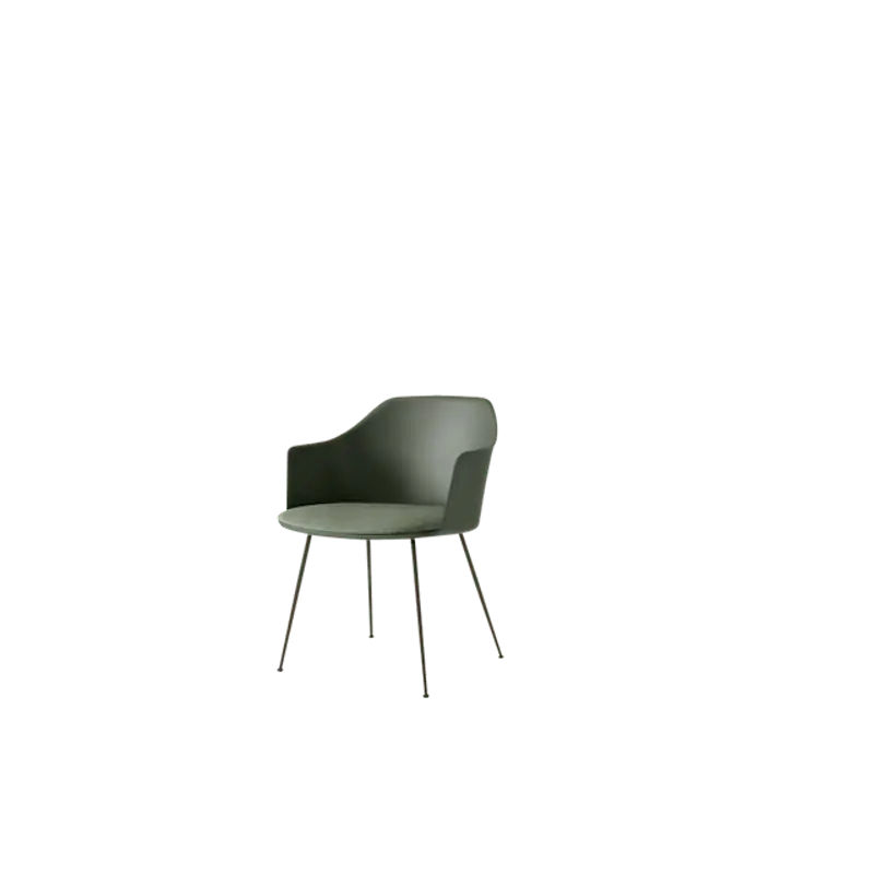 Rely HW34 Matstol Med Armstöd Polstrad Sits Bronze Green/Bronze/Canvas 0926 Fynd