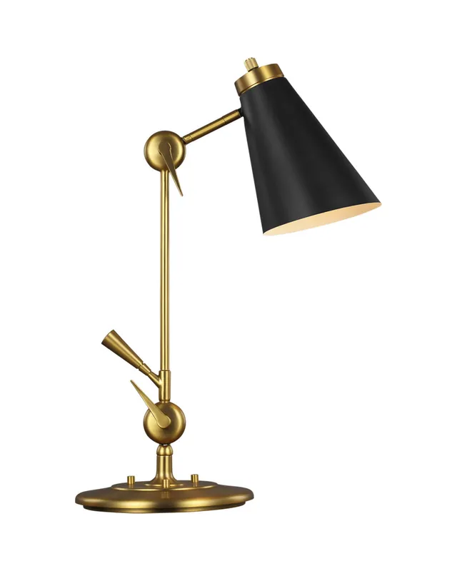 I lager Signoret skrivbordslampa mässing/svart