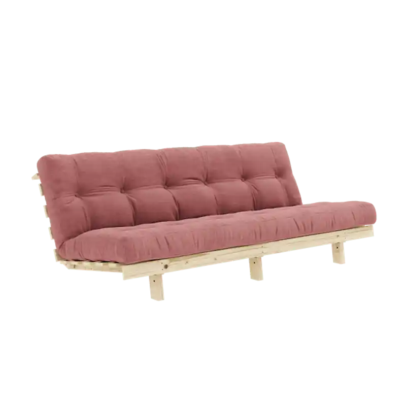 Nedsatt pris Lean Bäddsoffa Med Alpha Madrass 130x200 Rosa/Raw