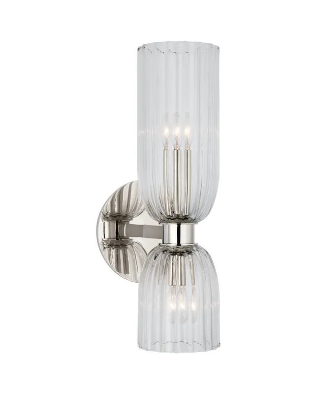 Begränsad tid Asalea 16" vägglampa dubbel nickel