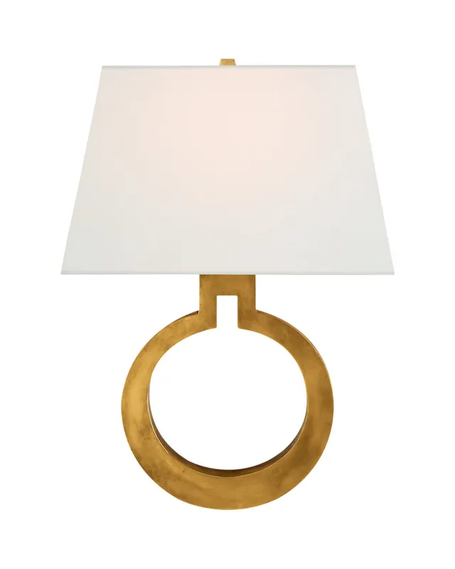 Ring Form vägglampa antik mässing L Billigare