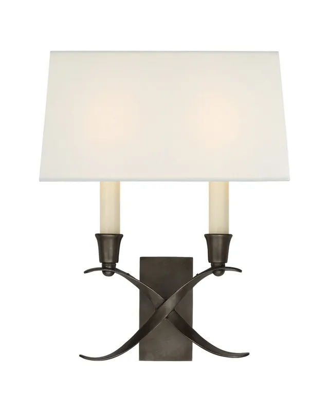 Nyhet Cross Bouillotte vägglampa brons S