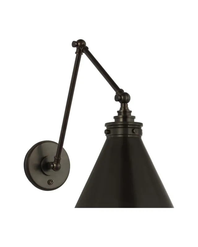 Parkington vägglampa dubbel brons Outlet