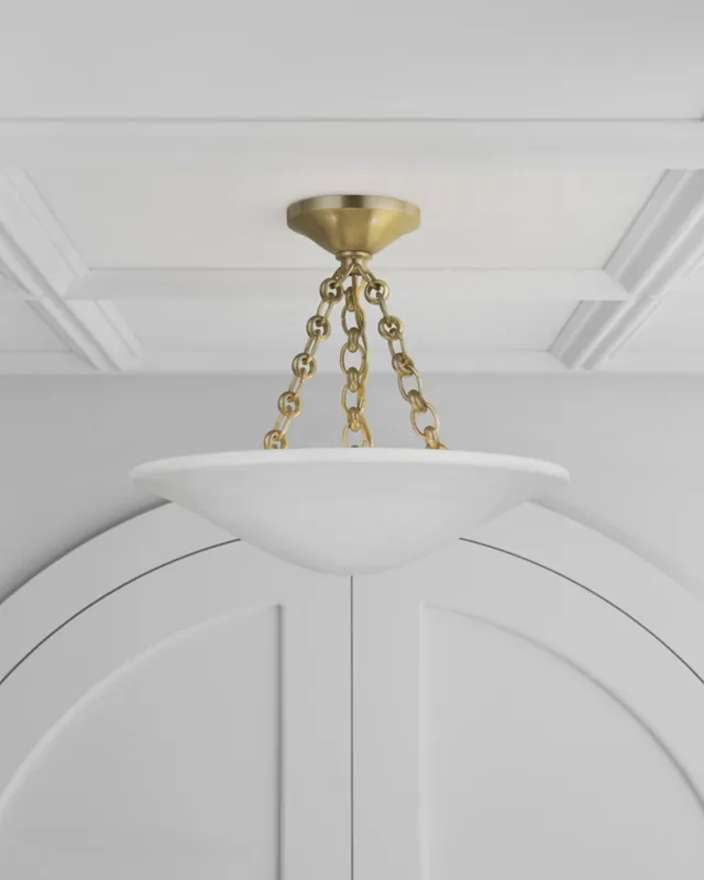 Rea Mollino 16" plafond antik mässing
