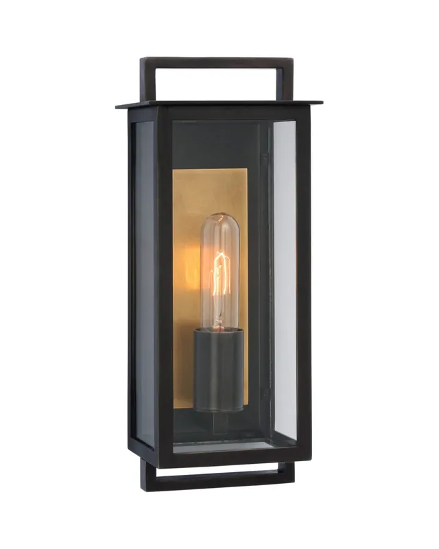 Extra rabatt Halle Narrow vägglampa Aged Iron S