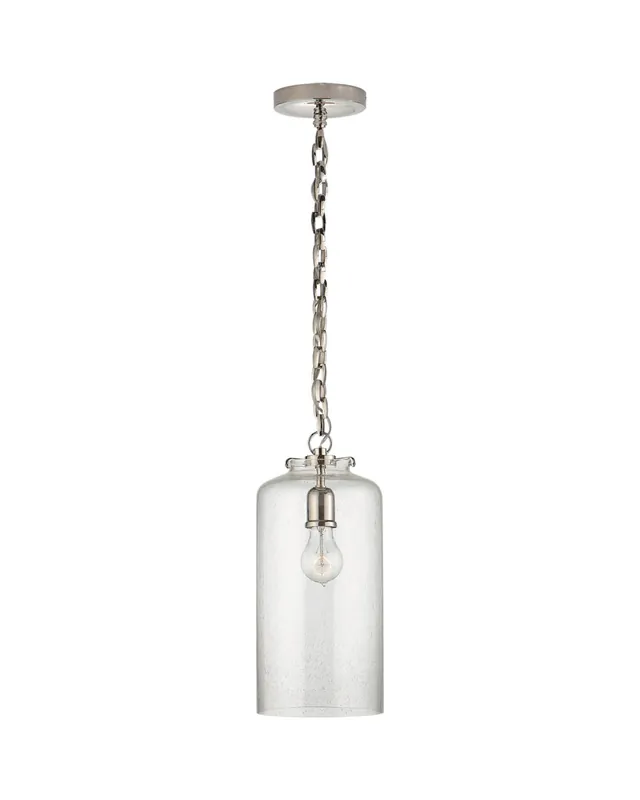 Erbjudande Katie Cylinder takpendel nickel/glas