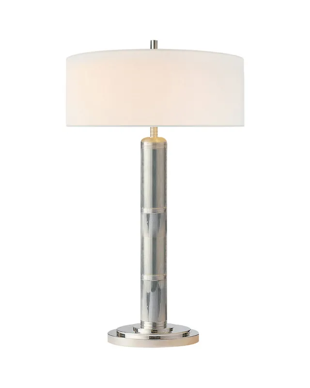 Longacre Tall bordslampa nickel Fynd