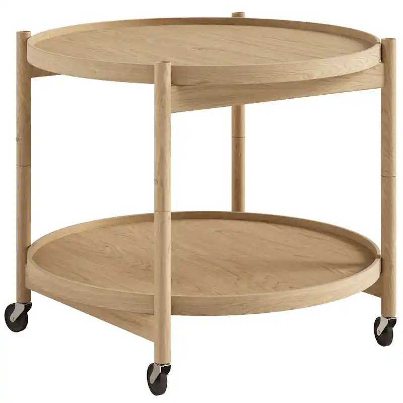 Fri frakt Bølling Brickbord Ø60 cm, Oljad Ek