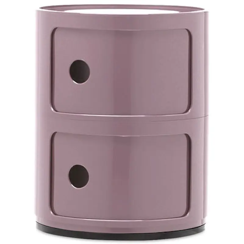 Kundfavorit Componibili Classic Förvaring Med 2 Fack, Mauve