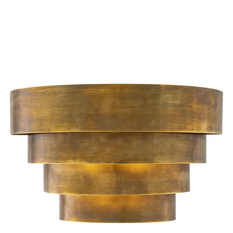 Rizzi vägglampa vintage brass finish Fynd