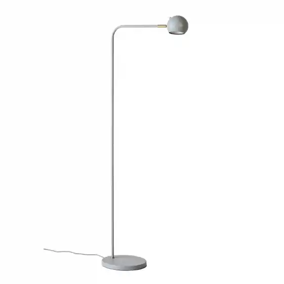 YES! Golvlampa Beige/Mässing Billig