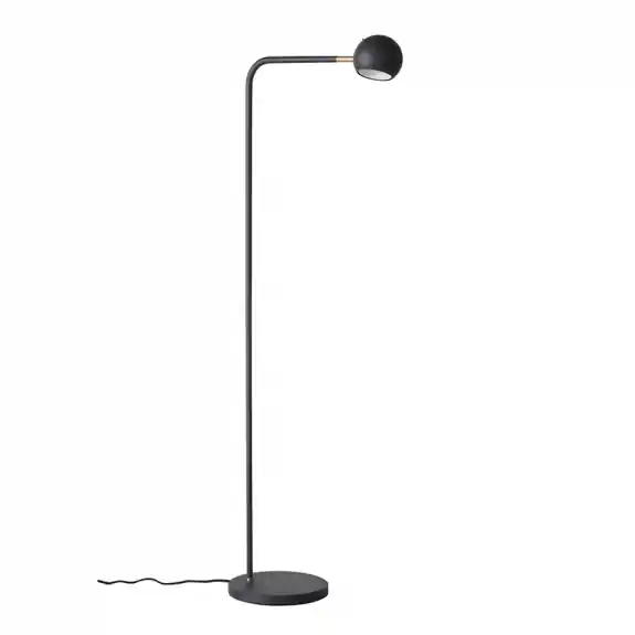 YES! Golvlampa Svart/Mässing Premium