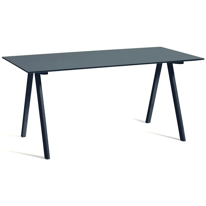 CPH 10 2.0 Skrivbord, Vattenbaserad Lackad Ek / Deep Blue Fri frakt