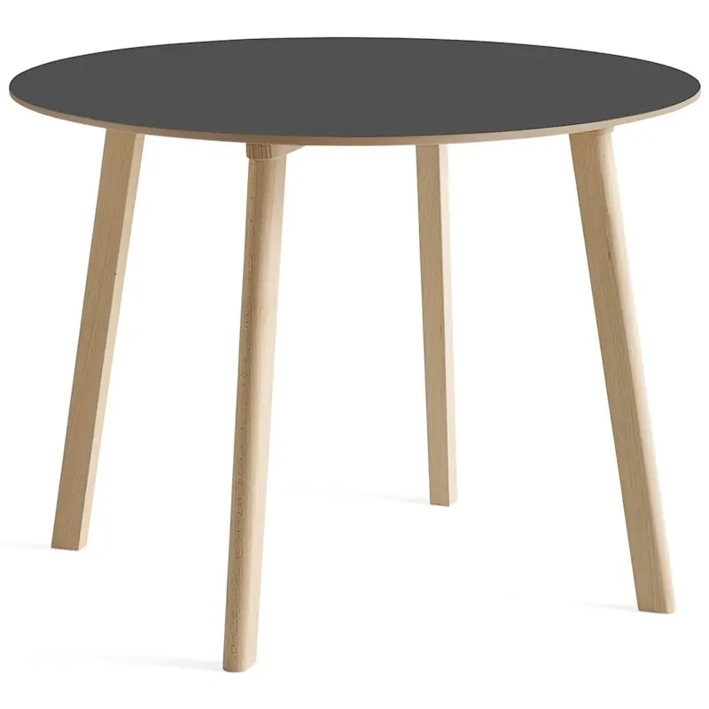 Köp online CPH Deux 220 2.0 Bord Ø100 cm, Stone Grey / Obehandlad Bok