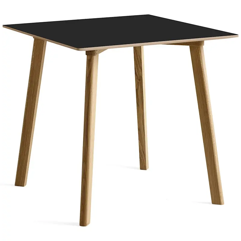 Begränsat antal CPH Deux 210 2.0 Bord 75x75 cm, Svart / Vattenbaserad Lackad Ek