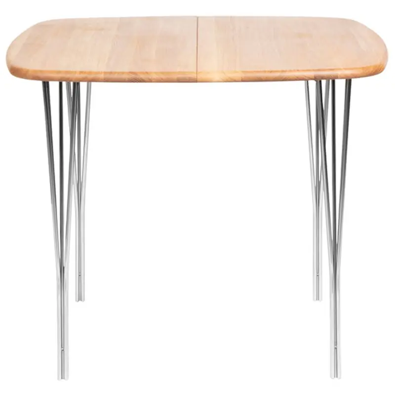 Kundfavorit Symphony 86 Matbord 90x90 cm, Oljad Ek / Krom