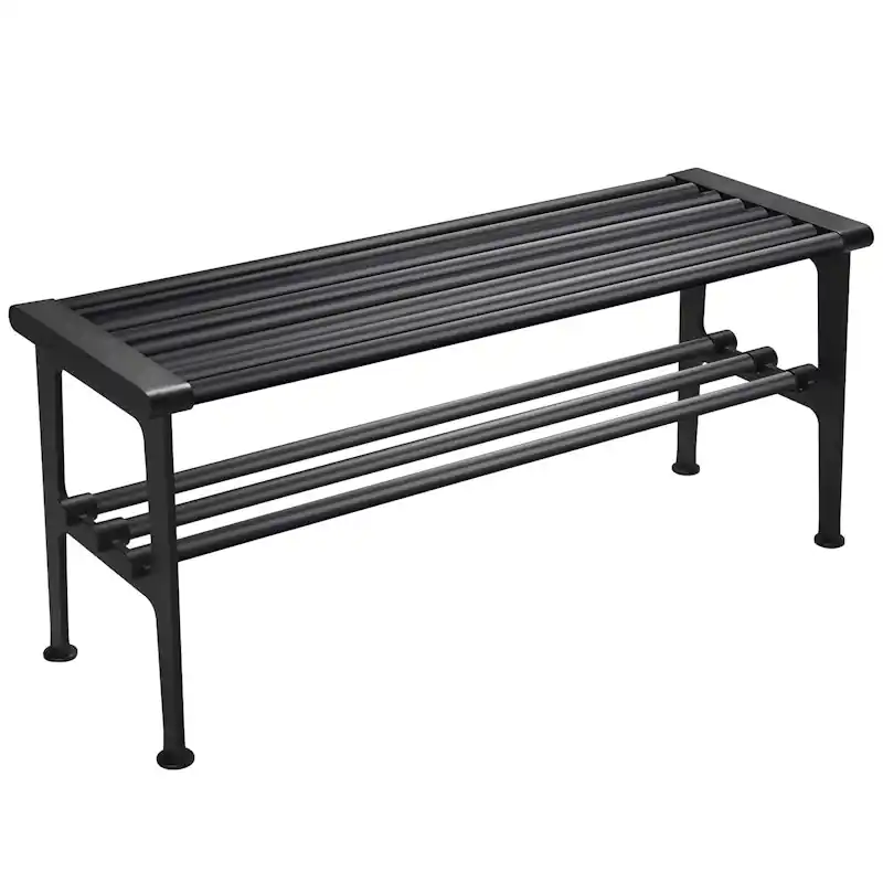 Nostalgi Bänk 100 cm, Svart Expressleverans