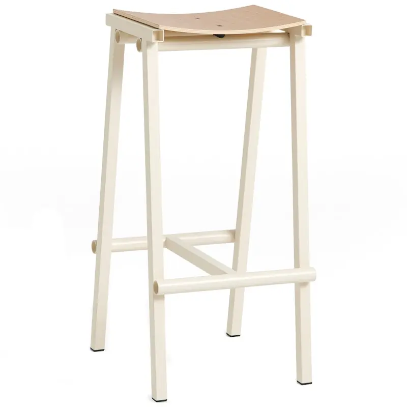 Billigare Taburete 8 Barstol 75 cm, Eggshell