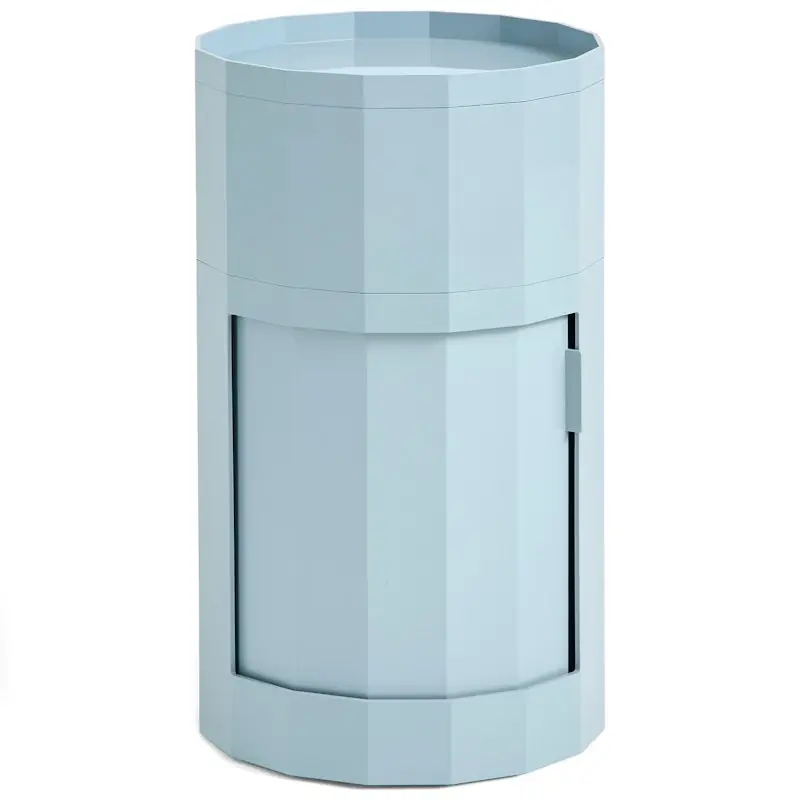 Facet Skåp Hög, Misty Blue Rabatter