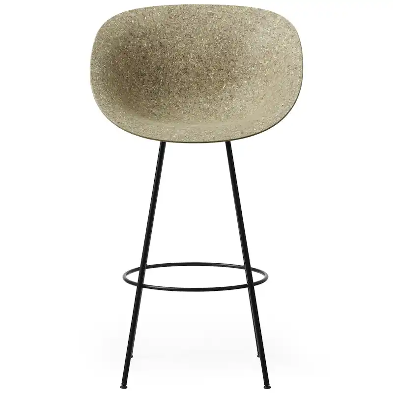 Mat Barstol Karmstol 75 cm, Seaweed / Svart Sänkt pris