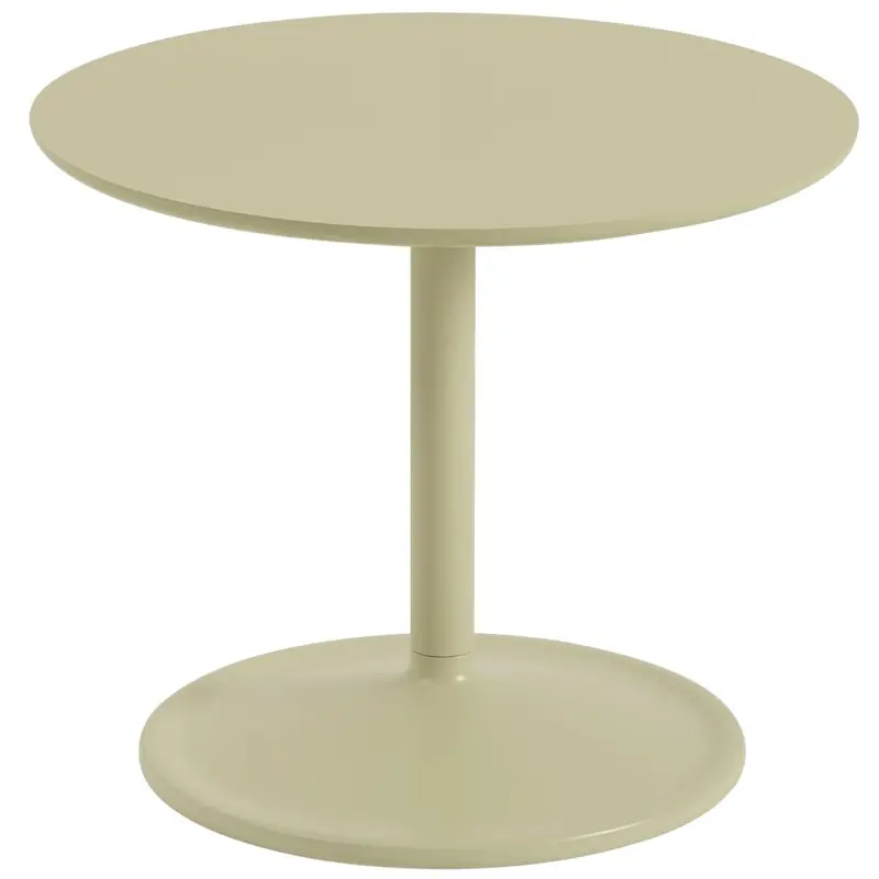 Populärt val Soft Sidobord Ø48x40 cm, Laminat Beige Green