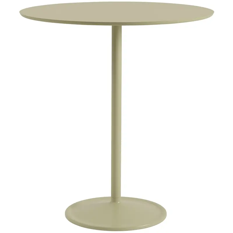 Fri frakt Soft Barbord Ø95x105 cm, Laminat Beige Green