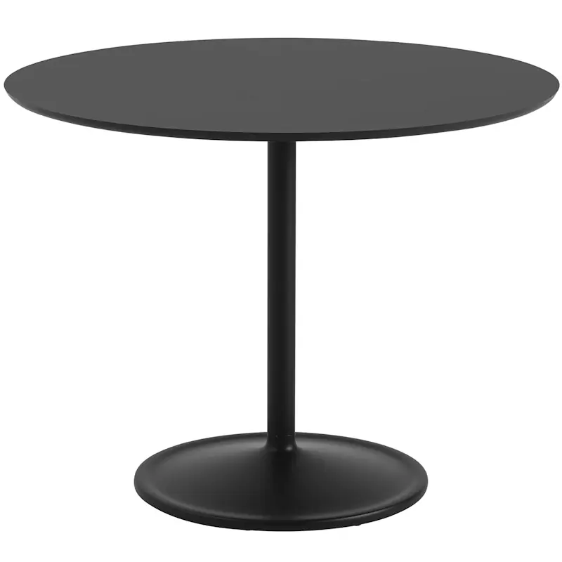 Soft Bord Ø95x73 cm, Nanolaminat Svart Reapris