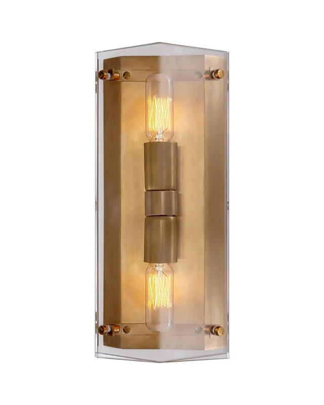 Clayton vägglampa crystal Snabb leverans