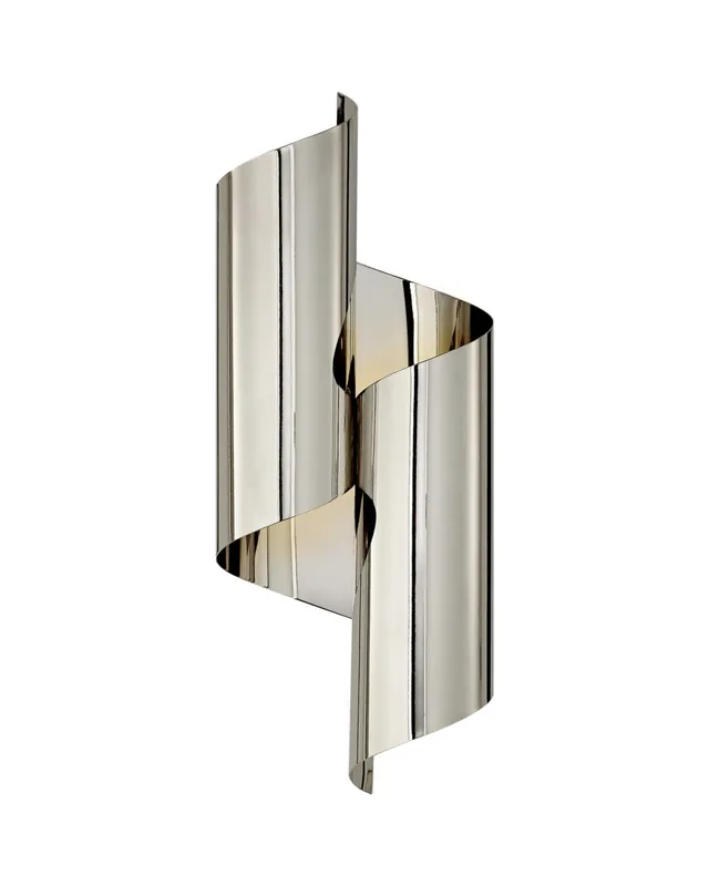 Begränsad tid Iva Wrapped vägglampa nickel