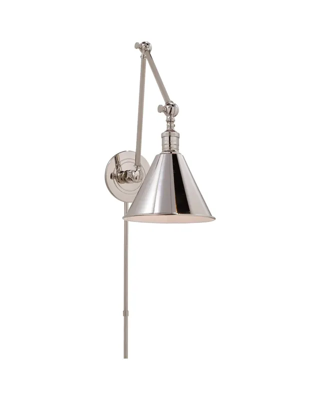 Erbjudande Double Boston vägglampa nickel