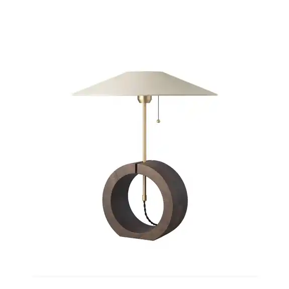 Endast idag Bombus Bordslampa Rökt Ek