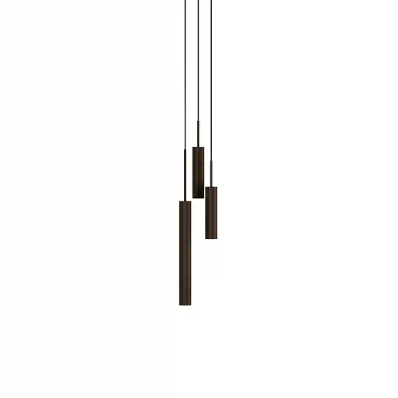 Tubulaire Pendel Canopy 3 Bronzed Brass Begränsad tid