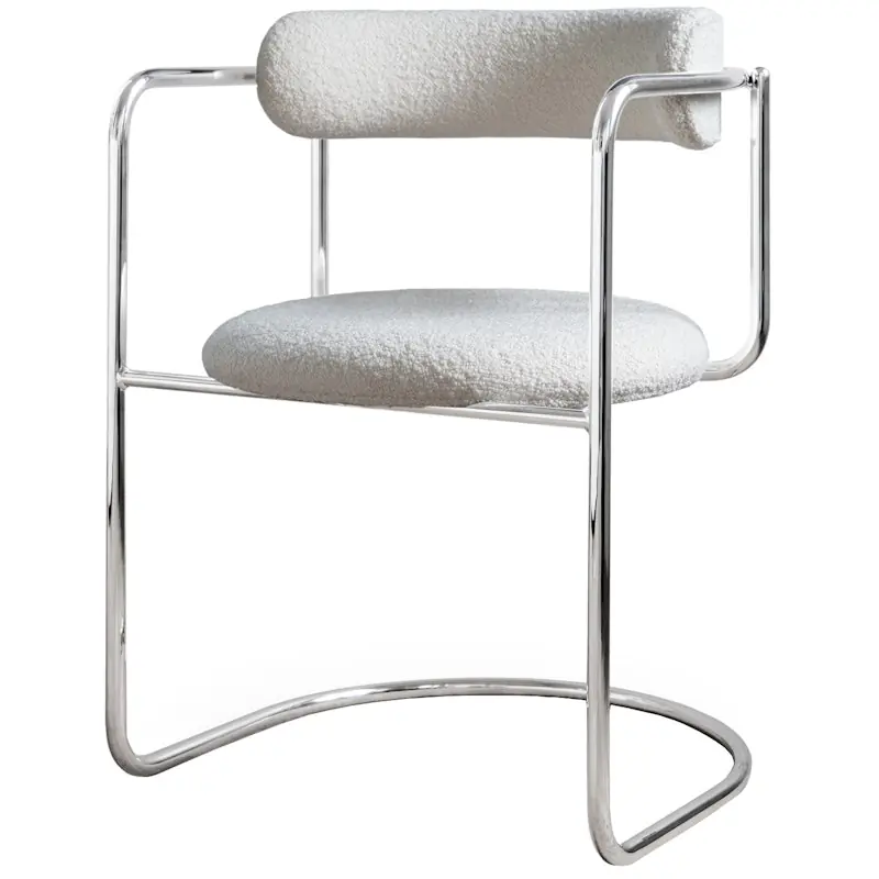 Beställ nu FF Cantilever Stol, Ivory Karakorum / Krom