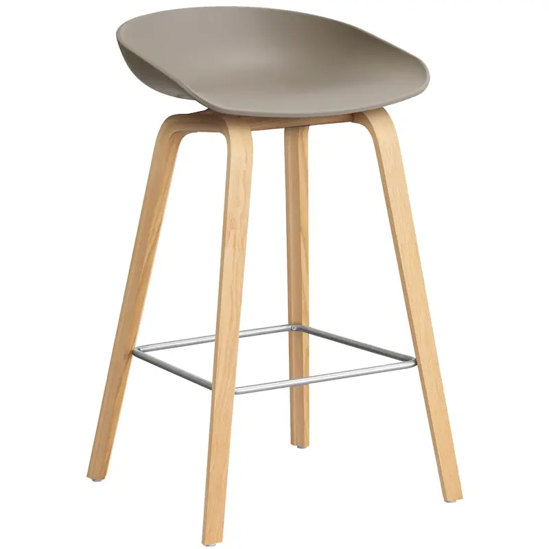 AAS 32 2.0 Barstol 65 cm, Lackad Ek / Khaki Endast denna vecka