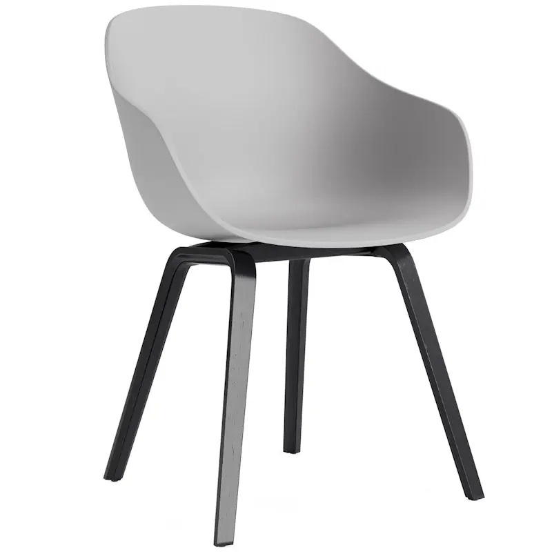AAC 222 2.0 Karmstol, Svartlackad Ek / Concrete Grey Begränsad tid