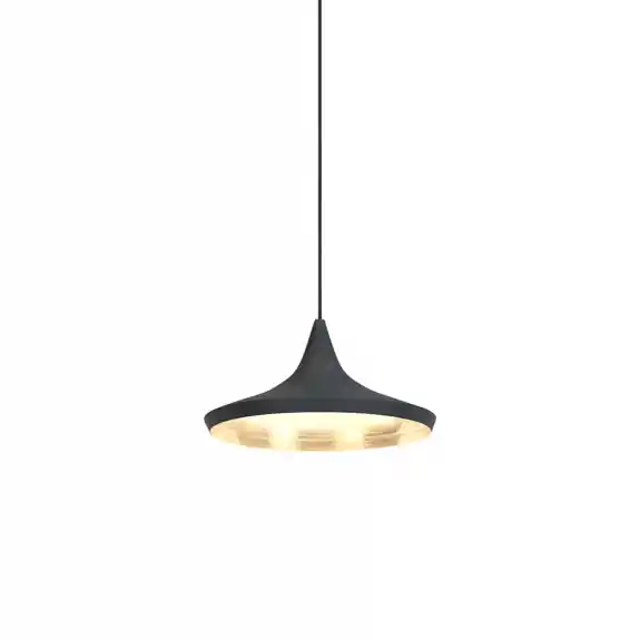 Beat Wide LED Pendel Black Sänkt pris