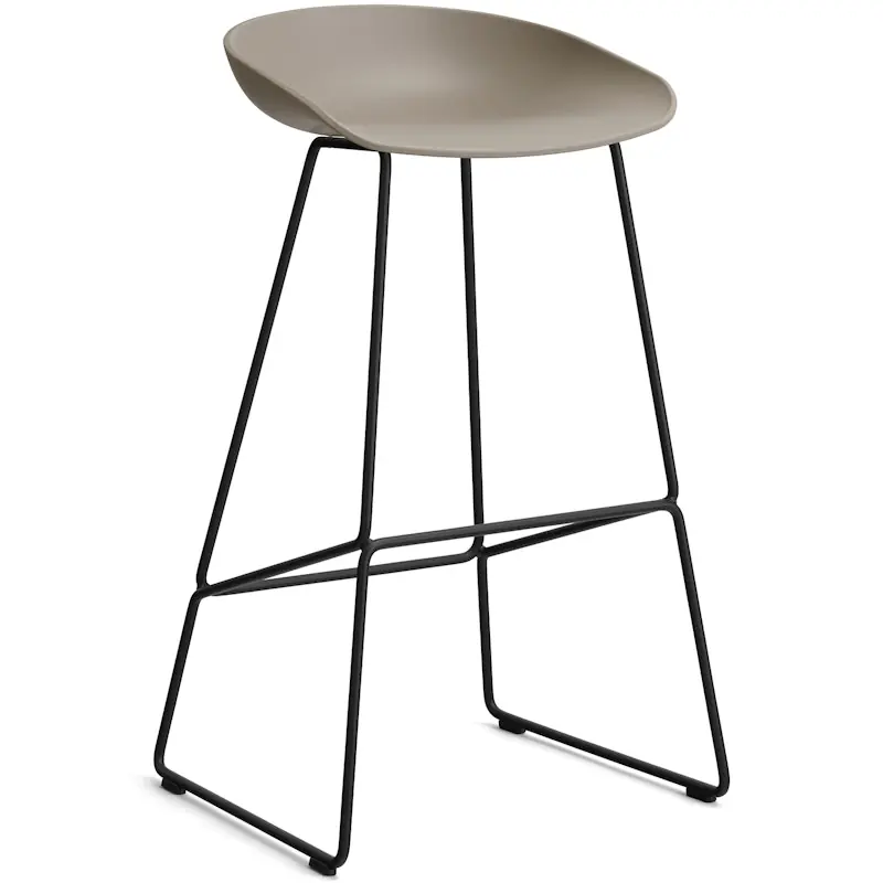 AAS 38 2.0 Barstol 75 cm, Rostfritt Stål Svart / Khaki Begränsat antal