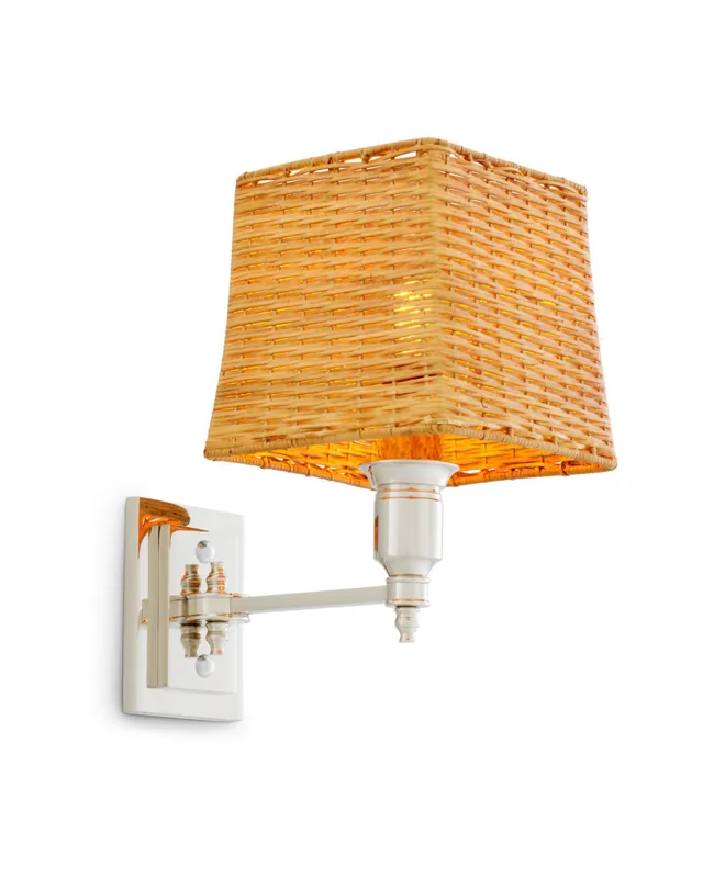 Trygg betalning Lexington vägglampa nickel/rotting