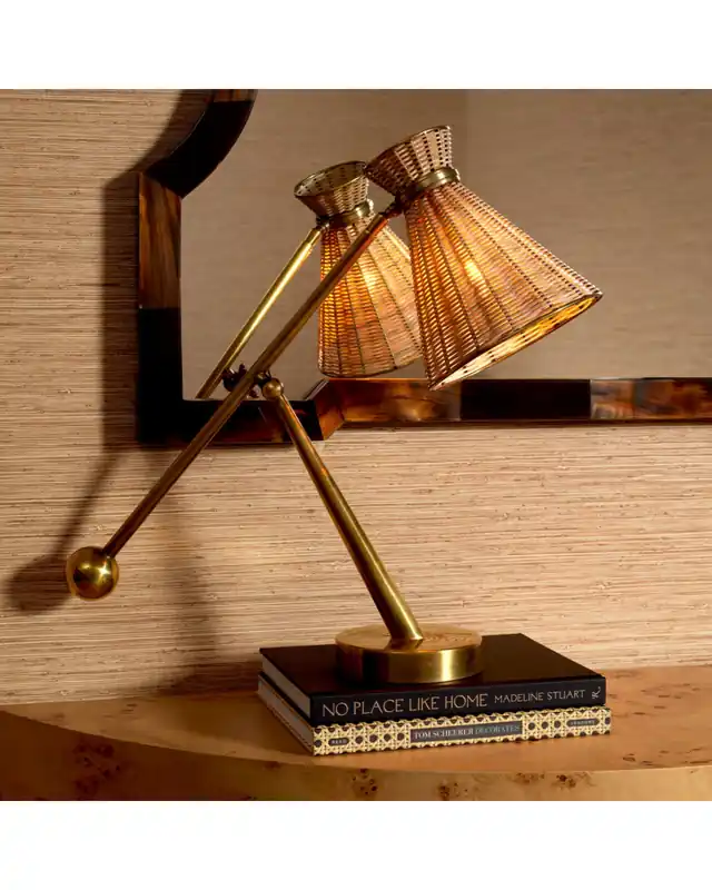 Kon Tiki bordslampa beige Kundfavorit