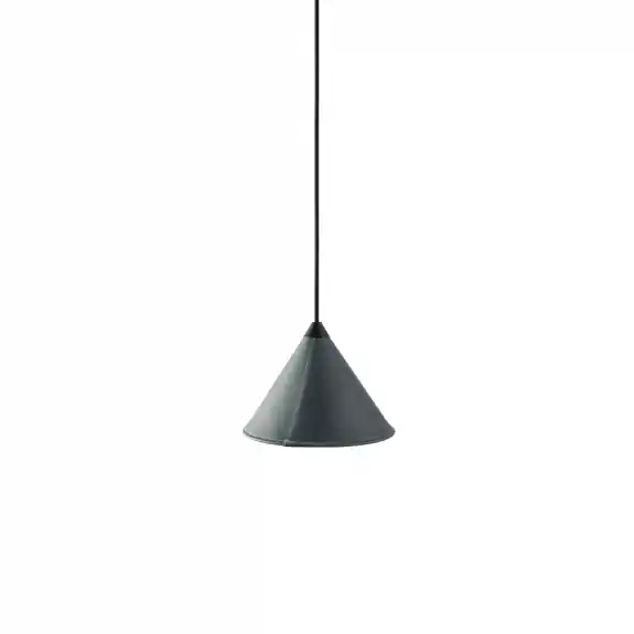 Snabb frakt Leather Cone Namibia Pendel 25cm Ocean Blue/Black